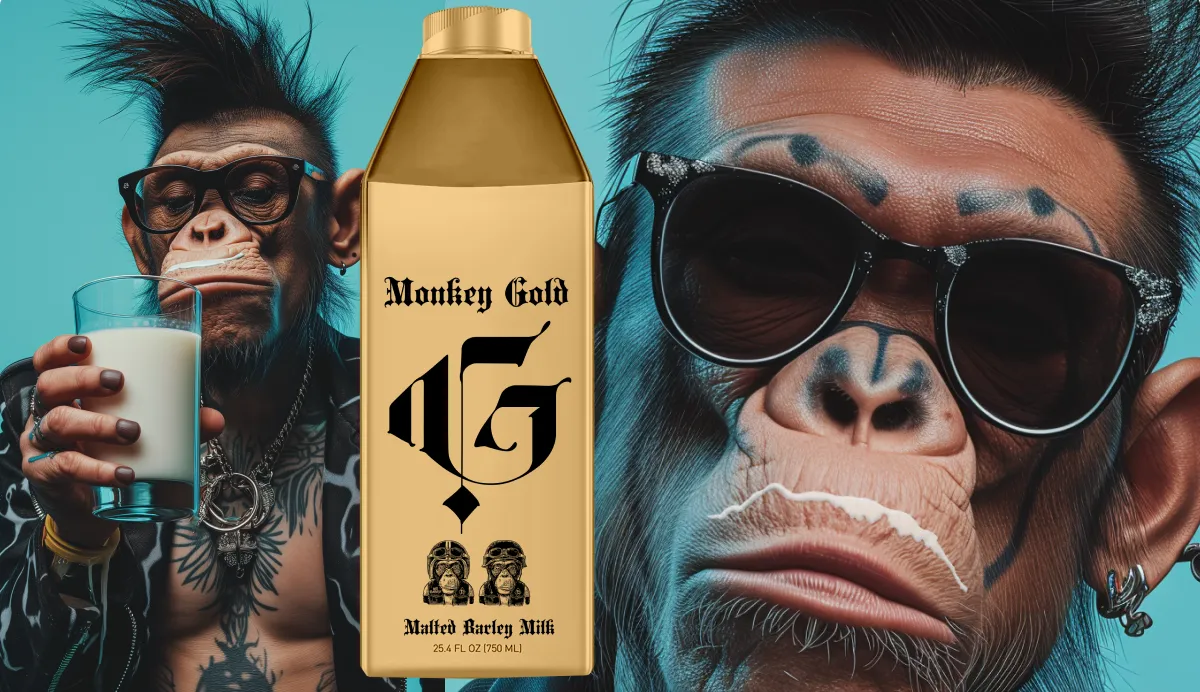 Monkey gold branded header